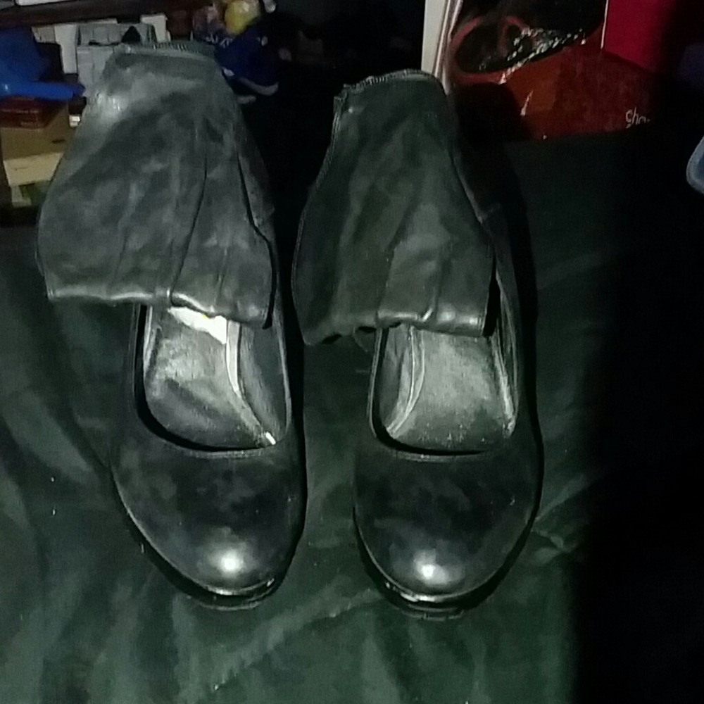 Black heels